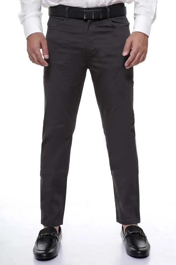 C PANT 5 POCKET SLIM FIT DARK GREY