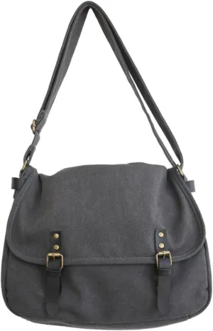Canvas Messenger Bag for Men Women Y2k Vintage Crossbody Travel Satchel Shoulder Bag Hobo Grunge Hippie Laptop Bag