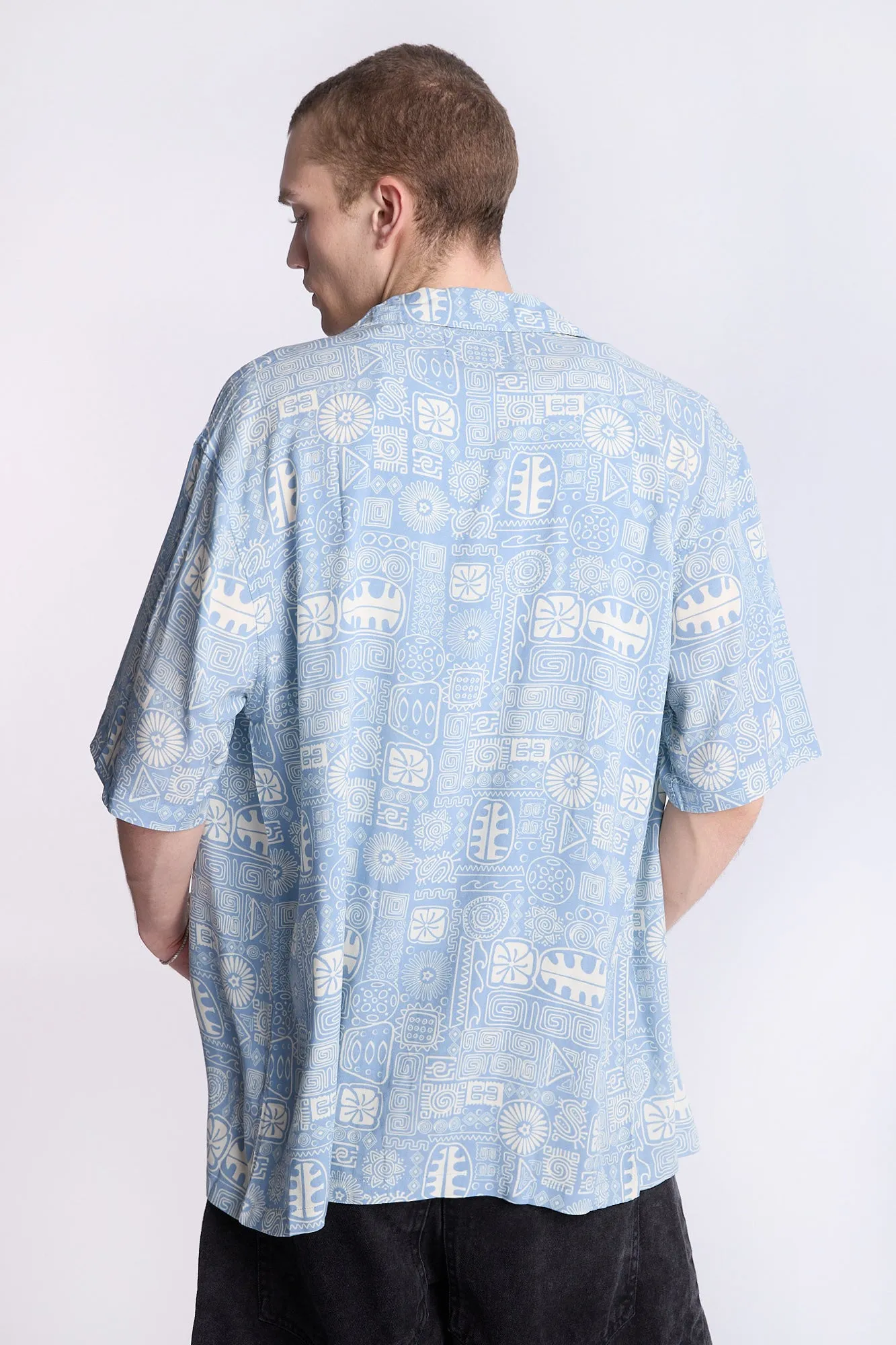 Chemise imprimée tribale Arsenic homme