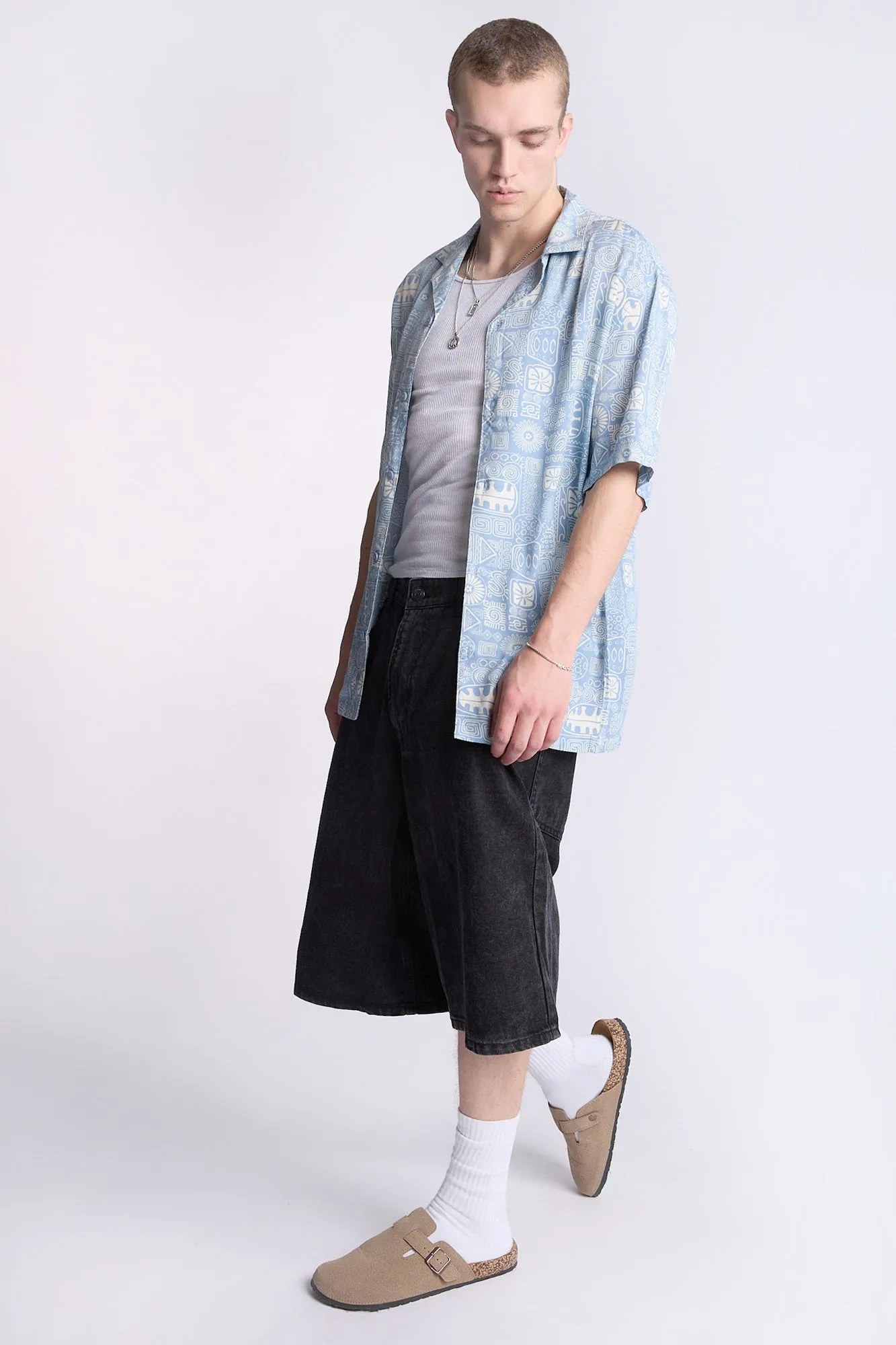 Chemise imprimée tribale Arsenic homme