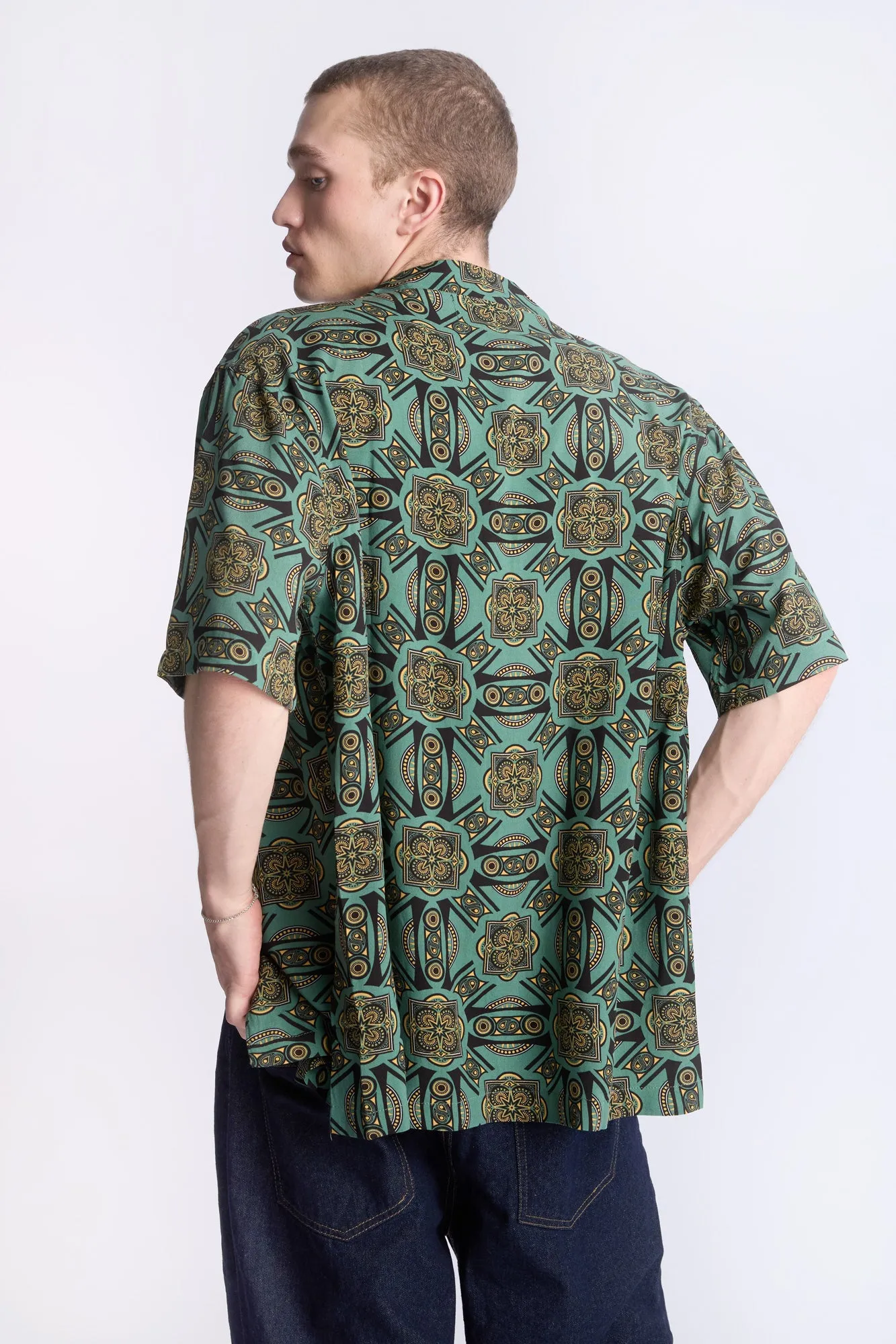 Chemise motif kaléidoscope Arsenic homme