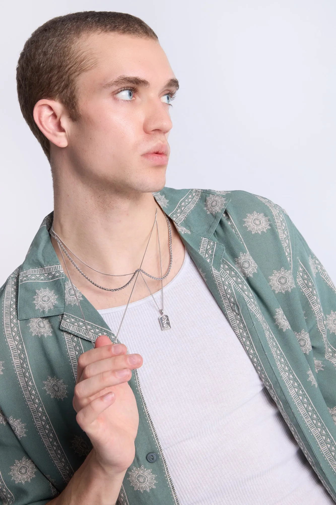 Chemise motif médaillon Arsenic homme