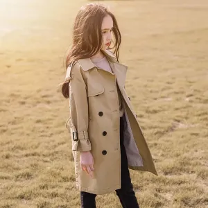 Chic & Classic Long Trench Coat