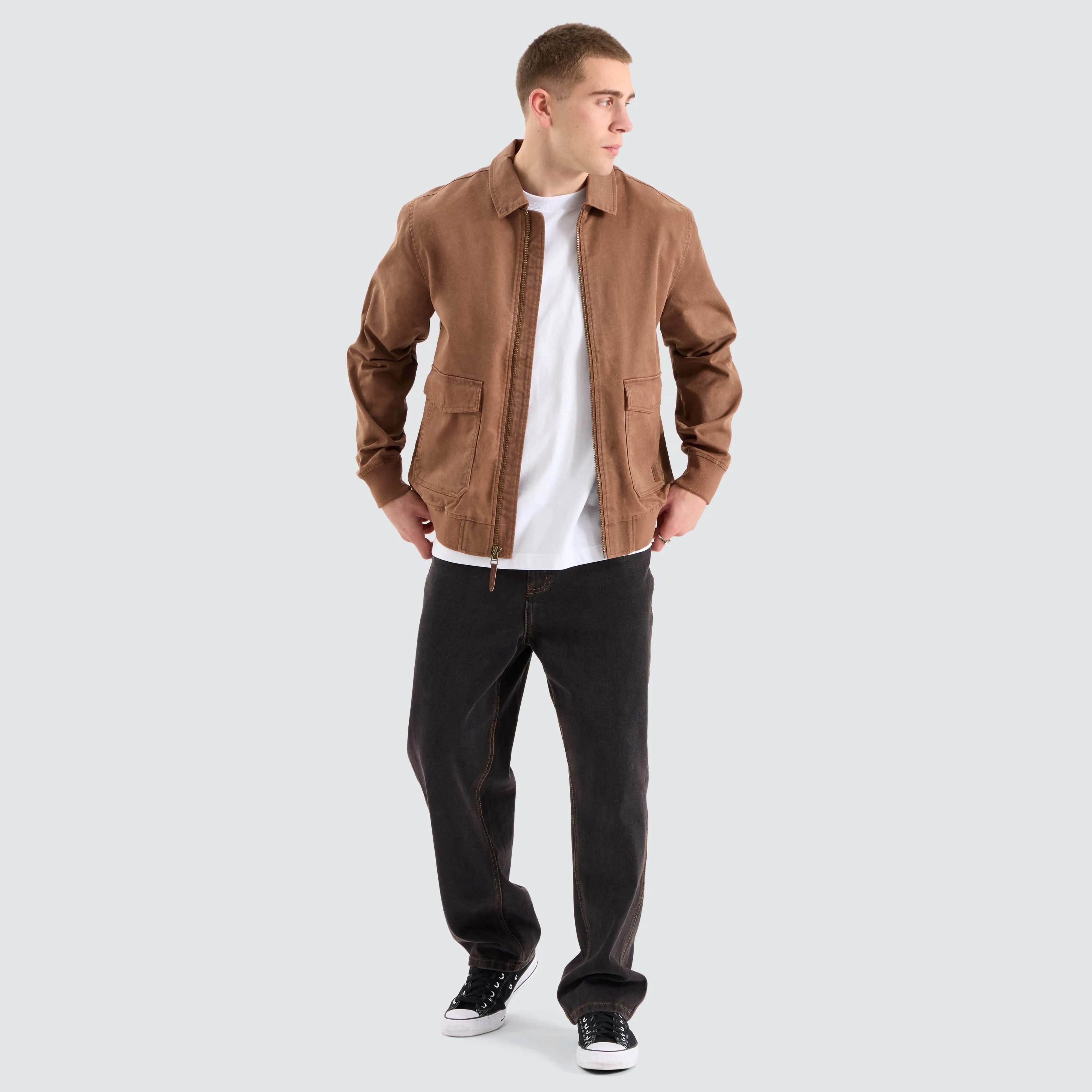 Dillinger Station Jacket Brown