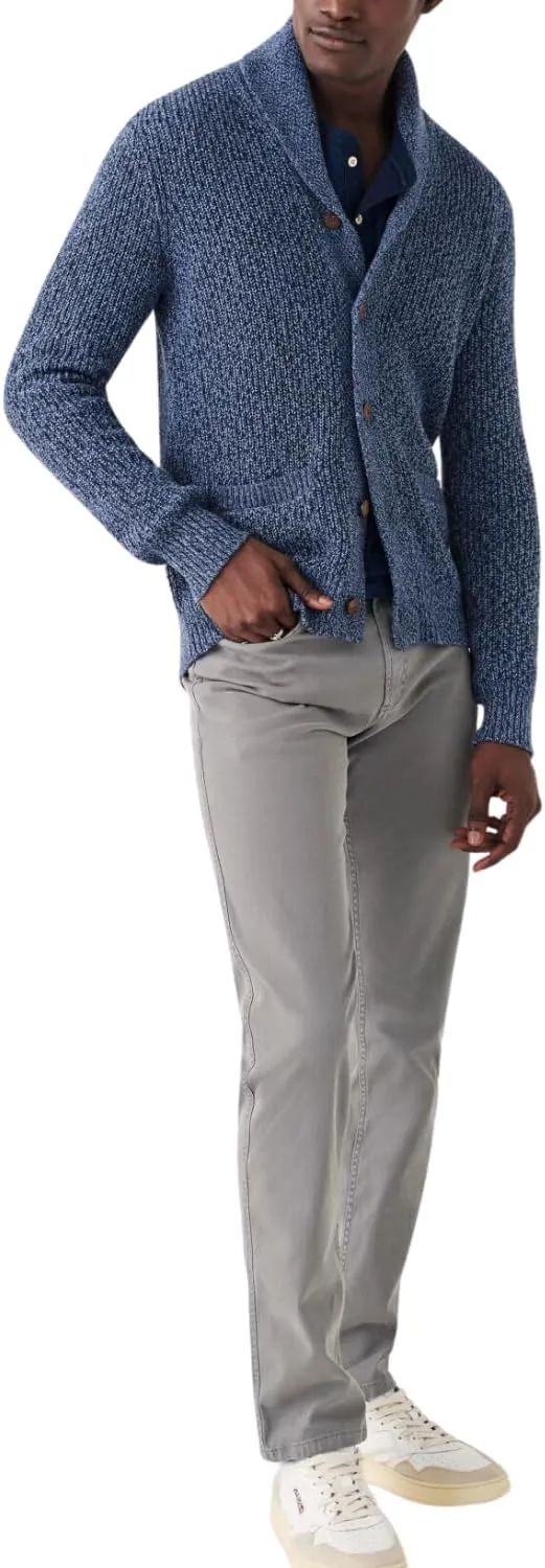 Faherty Men's Marled Cotton Cardigan