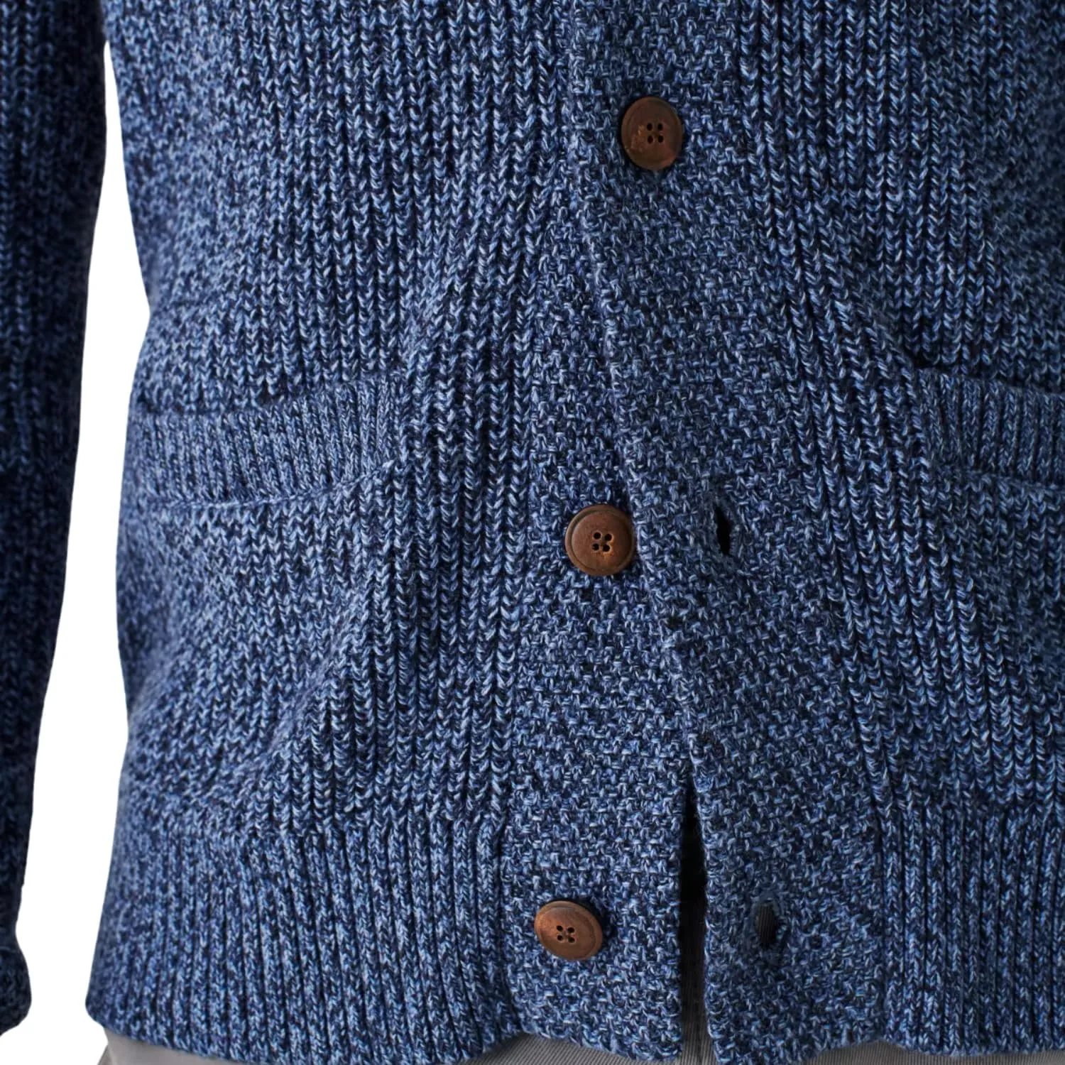 Faherty Men's Marled Cotton Cardigan