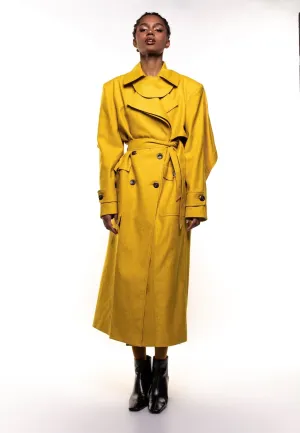 GAIL DOUBLE BREASTED TRENCH COAT