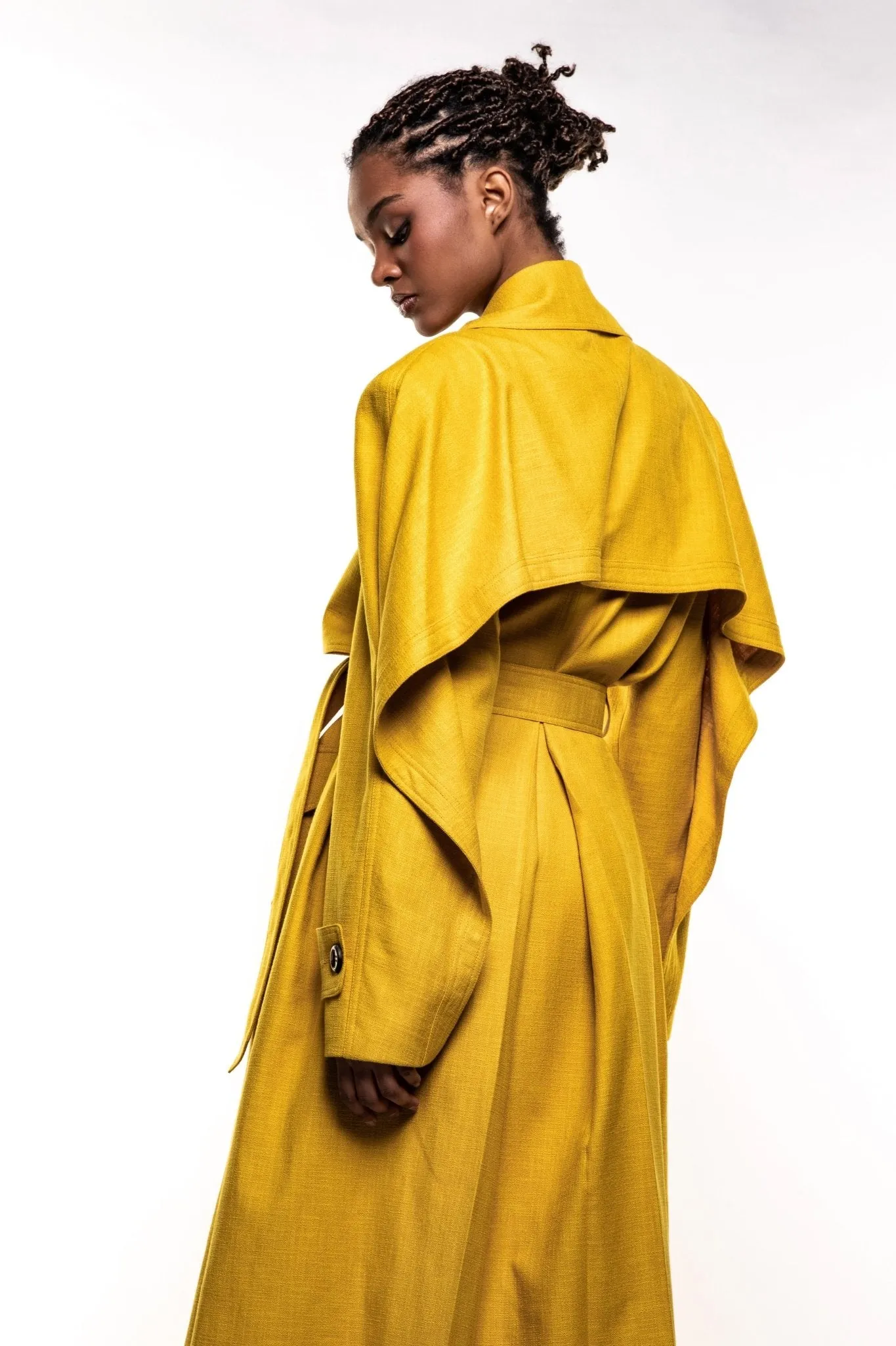 GAIL DOUBLE BREASTED TRENCH COAT