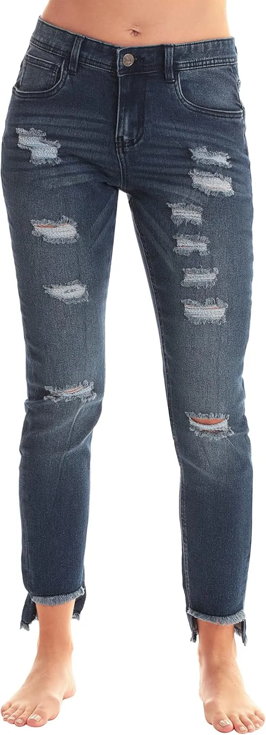 Just Love Solid Distress Jeggings for Women