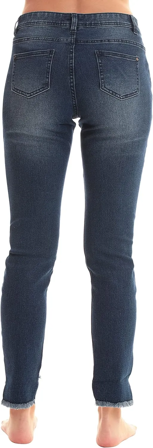 Just Love Solid Distress Jeggings for Women