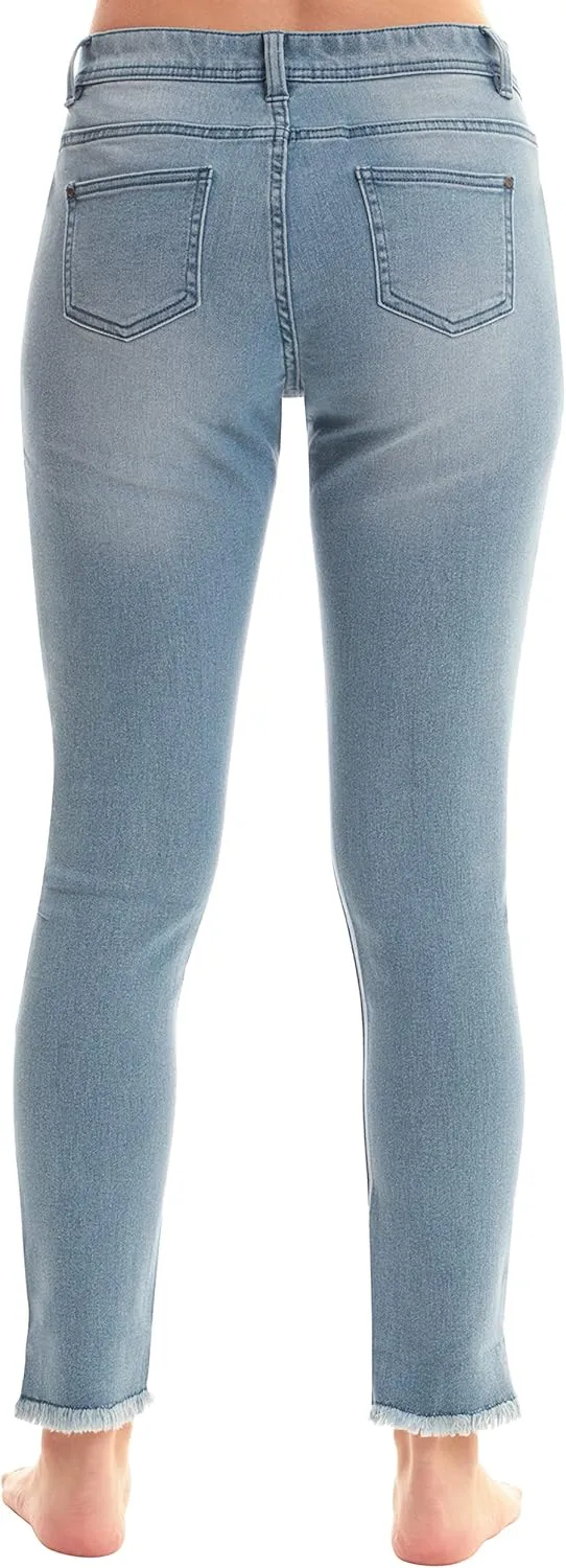 Just Love Solid Distress Jeggings for Women
