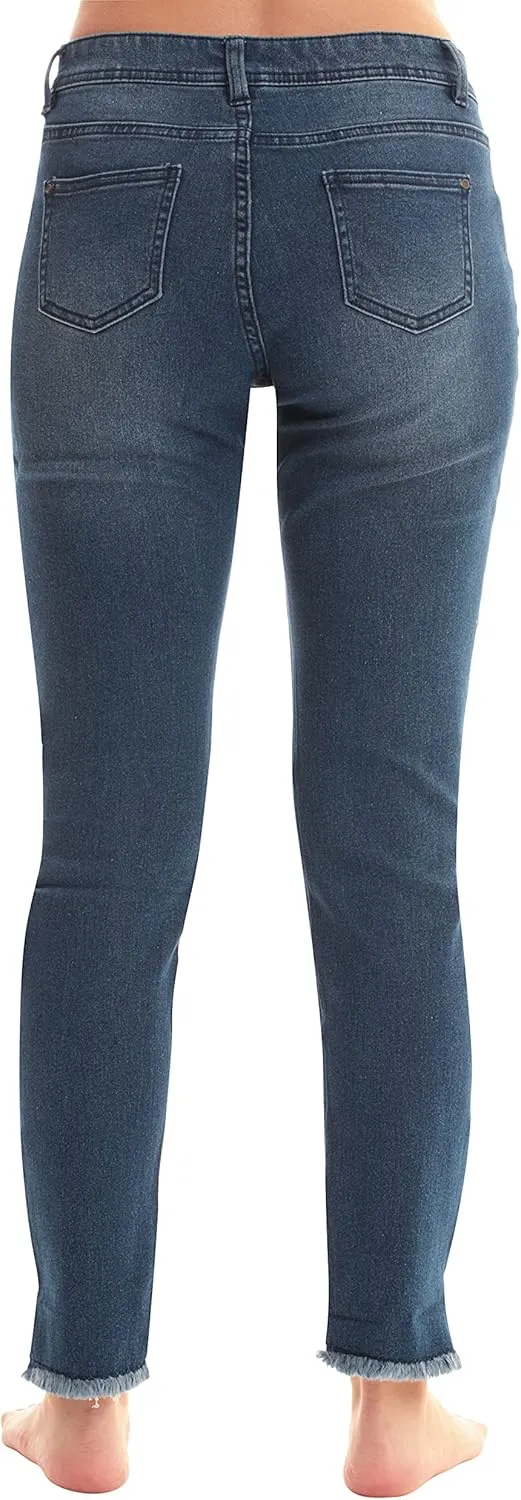 Just Love Solid Distress Jeggings for Women