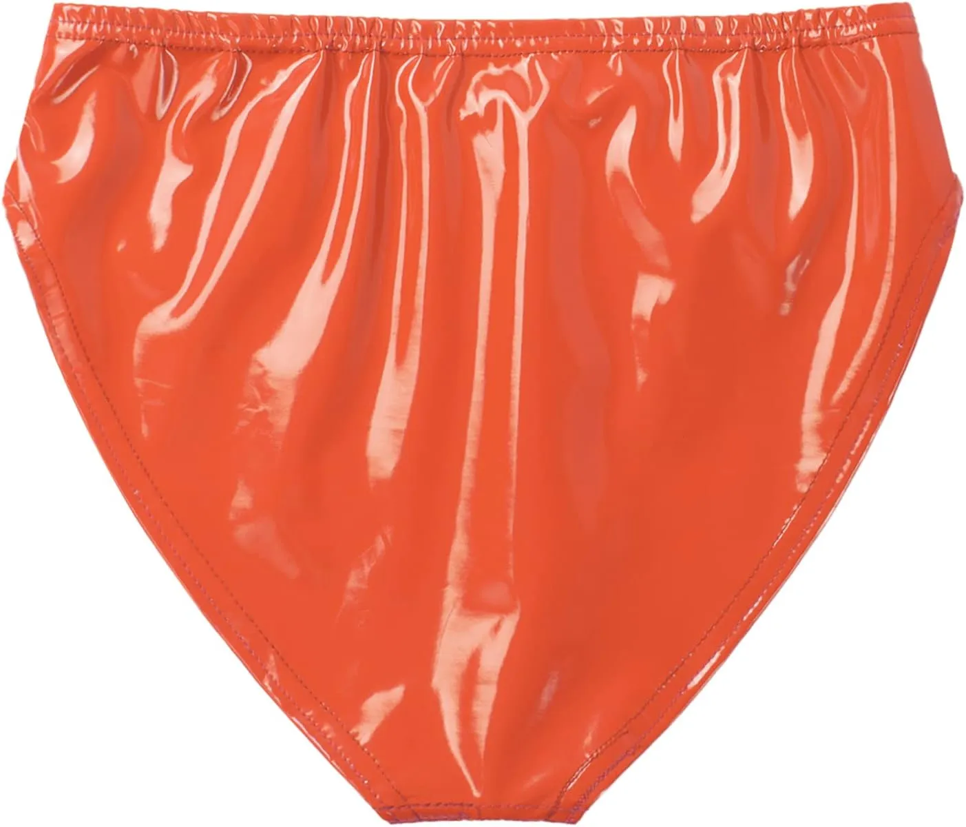 Mens Low Rise Bulge Pouch Briefs Cheeky Patent Leather Enhancing Pouch Lingerie