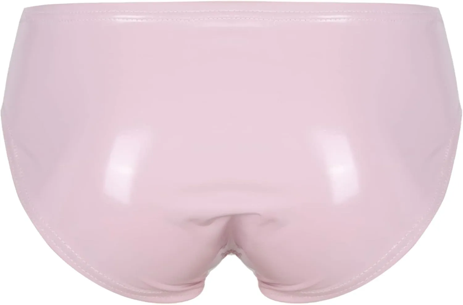 Mens Low Rise Bulge Pouch Briefs Cheeky Patent Leather Enhancing Pouch Lingerie