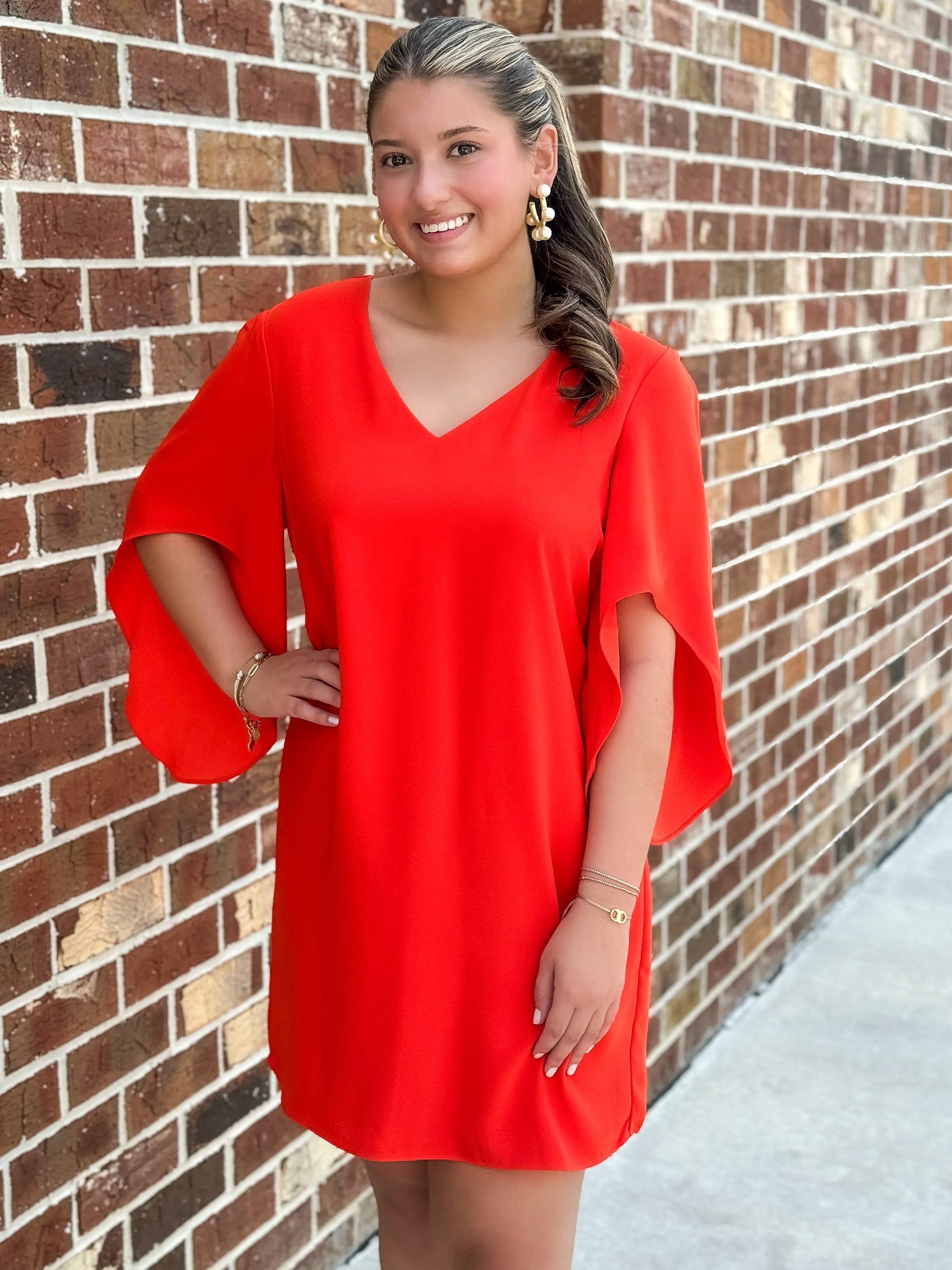 Meredith Dress (Orange)