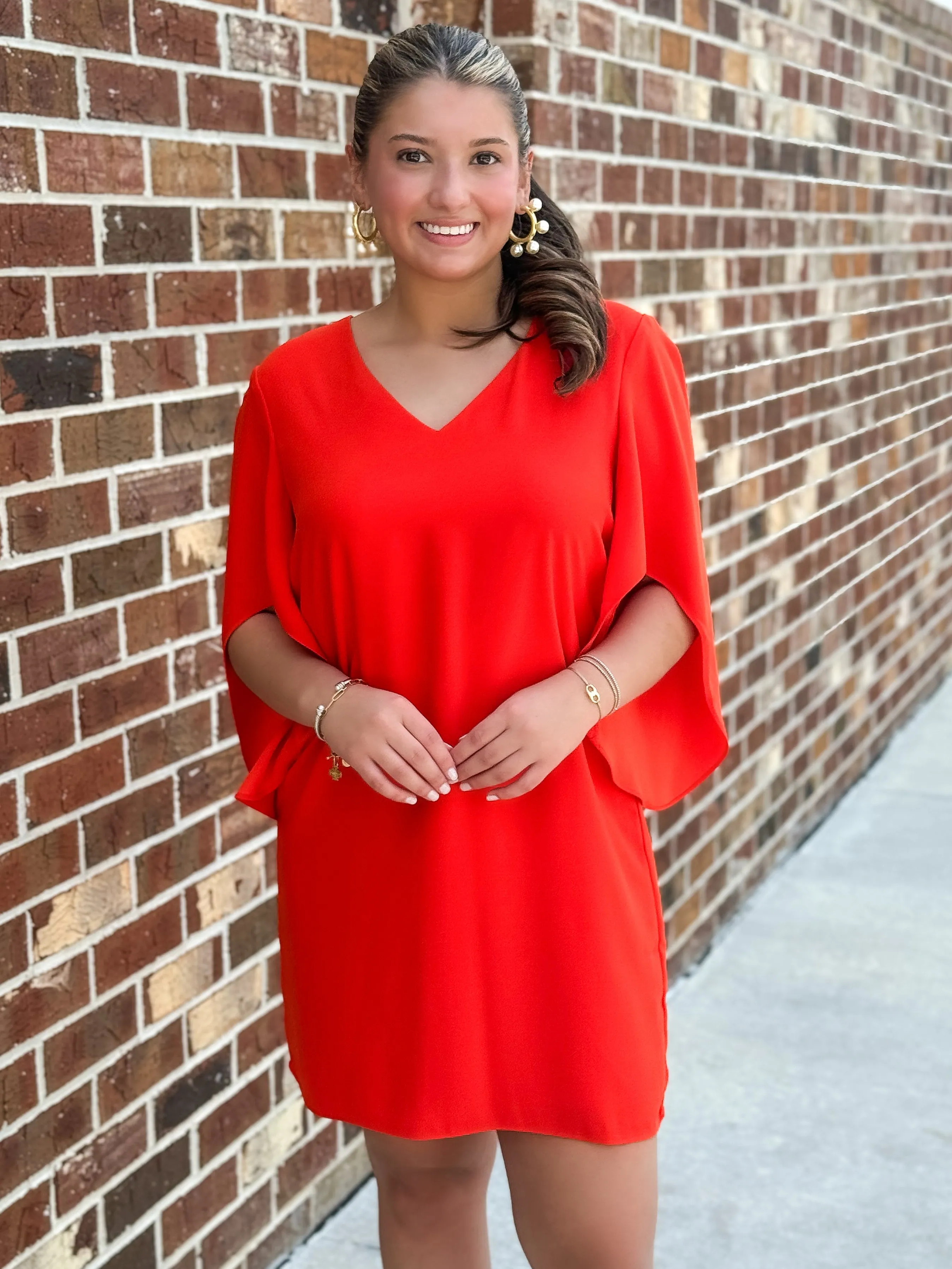 Meredith Dress (Orange)