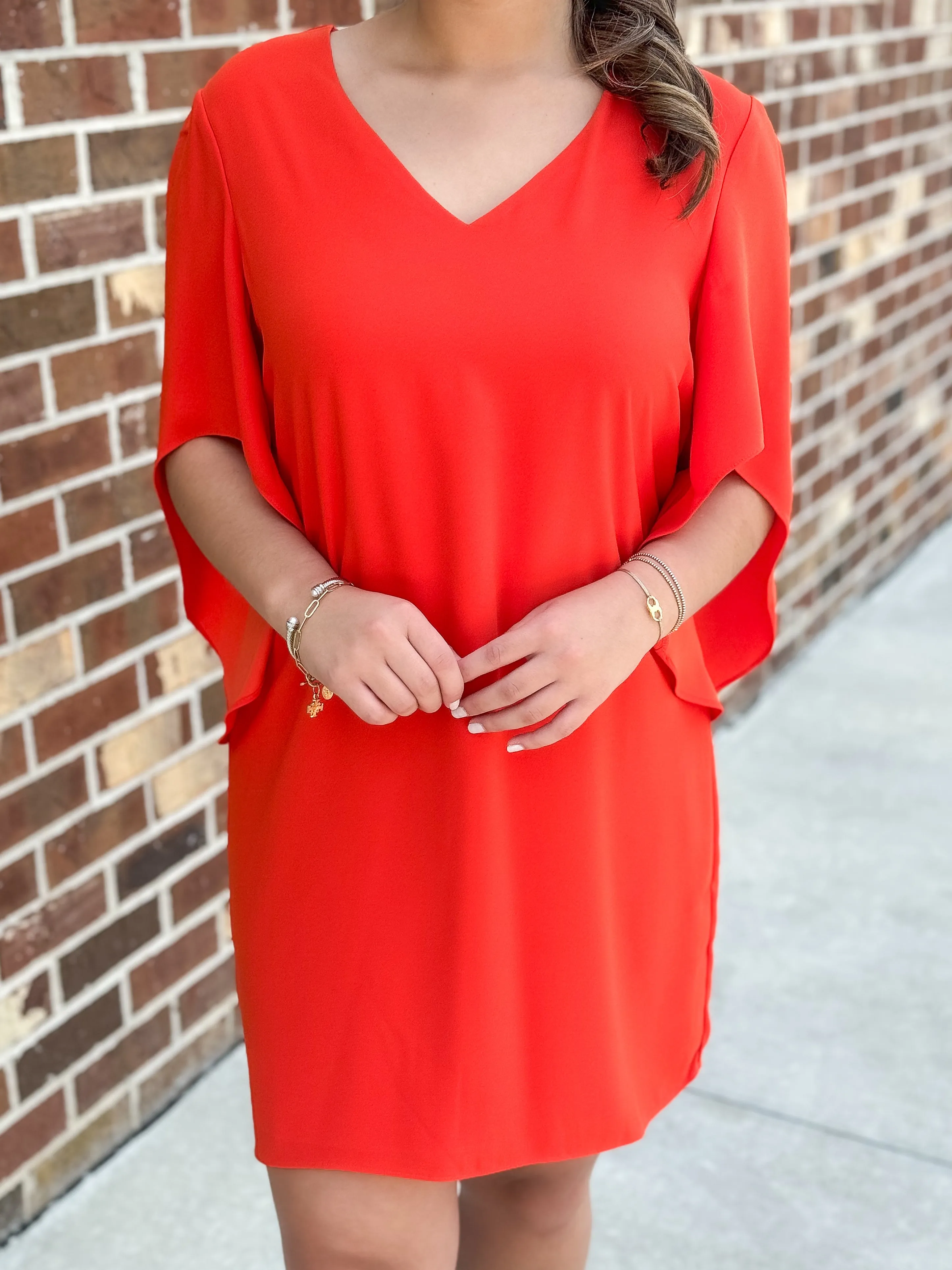 Meredith Dress (Orange)