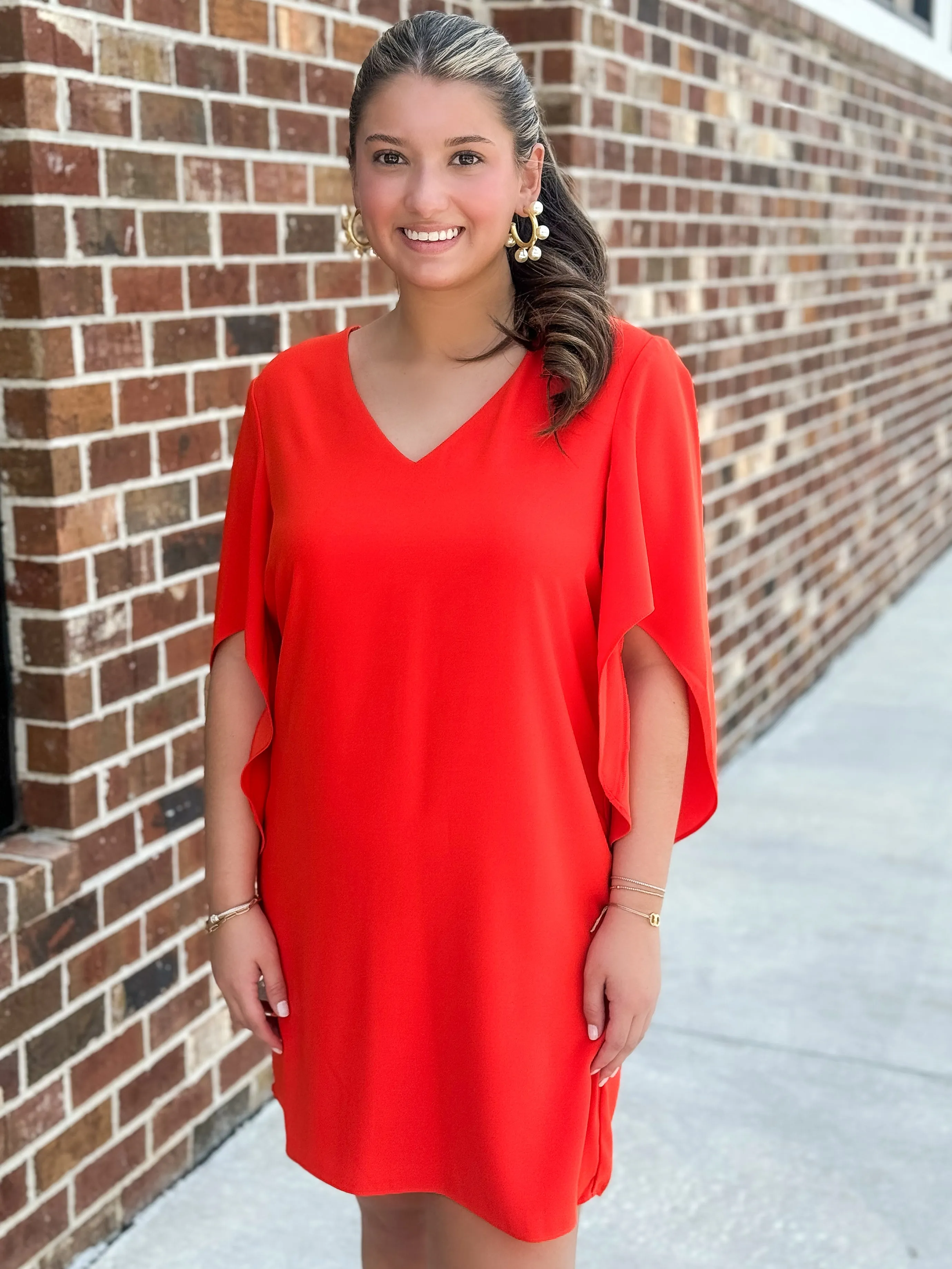 Meredith Dress (Orange)