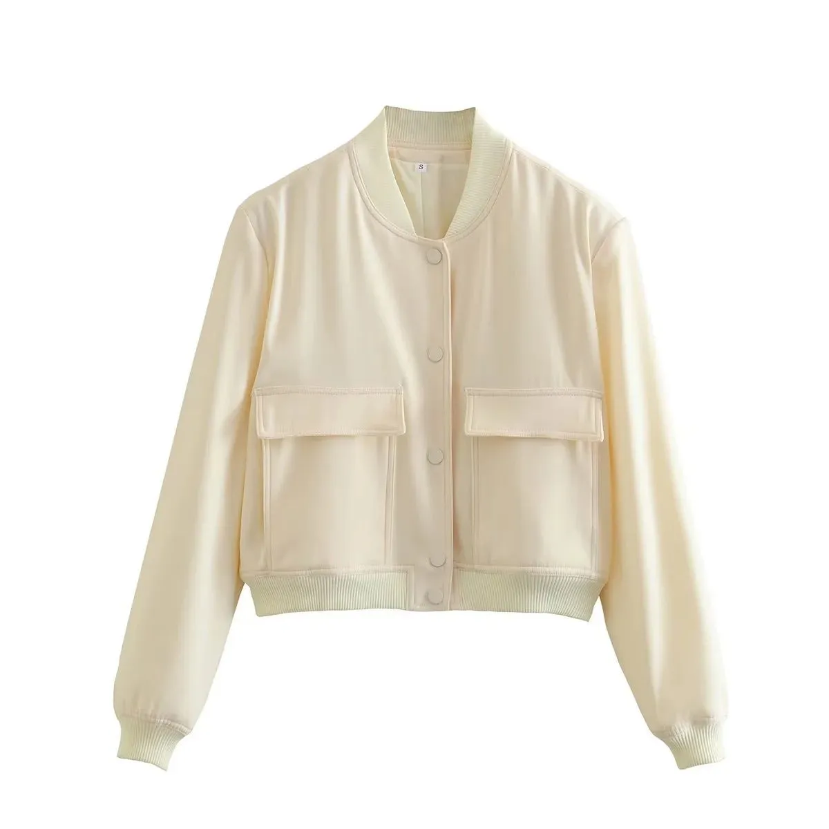 Miley  Cropped Utility Bomber Jacket