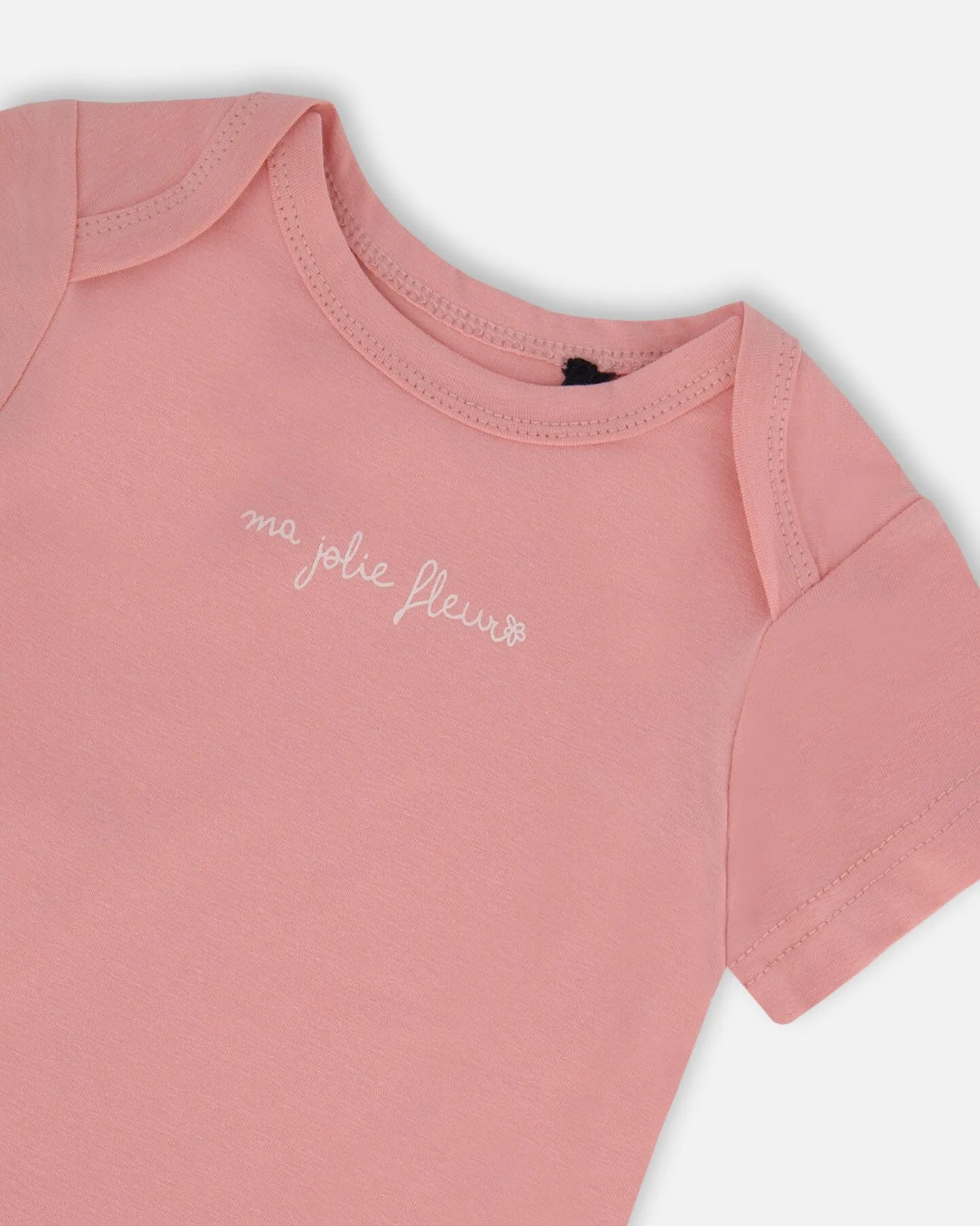 Organic Cotton Onesie Soft Pink