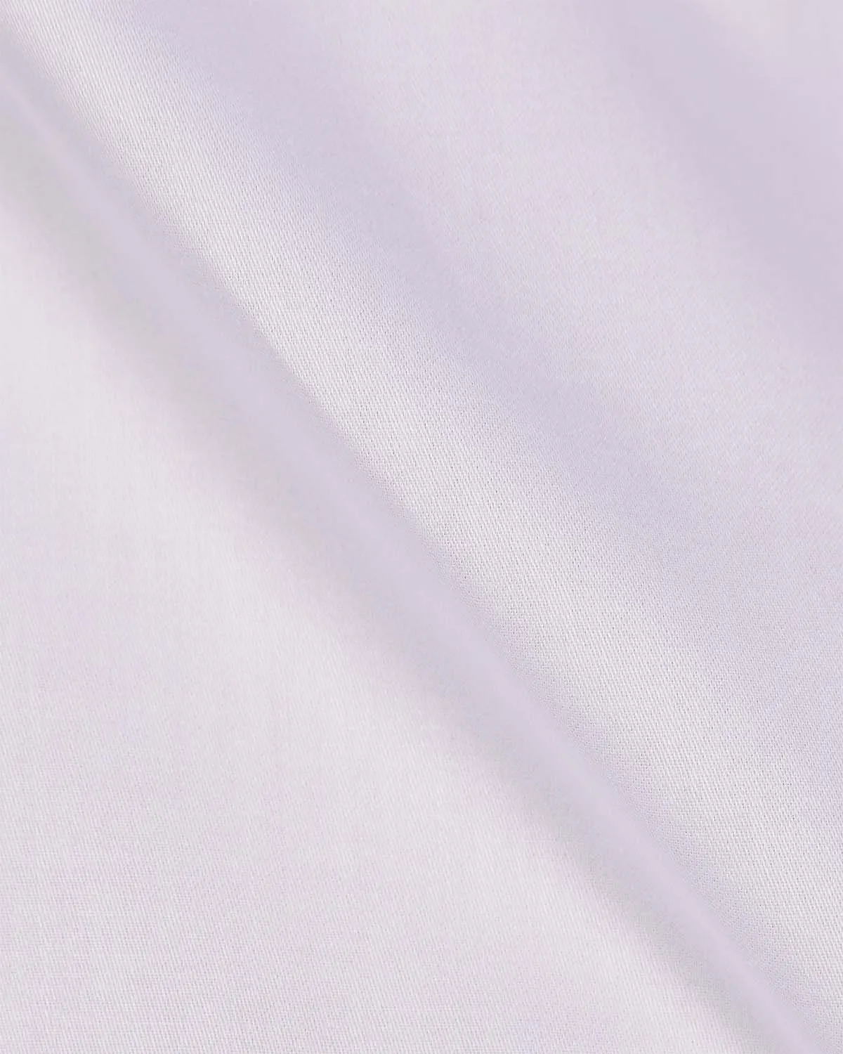 Soft Cotton Satin Shirt - White