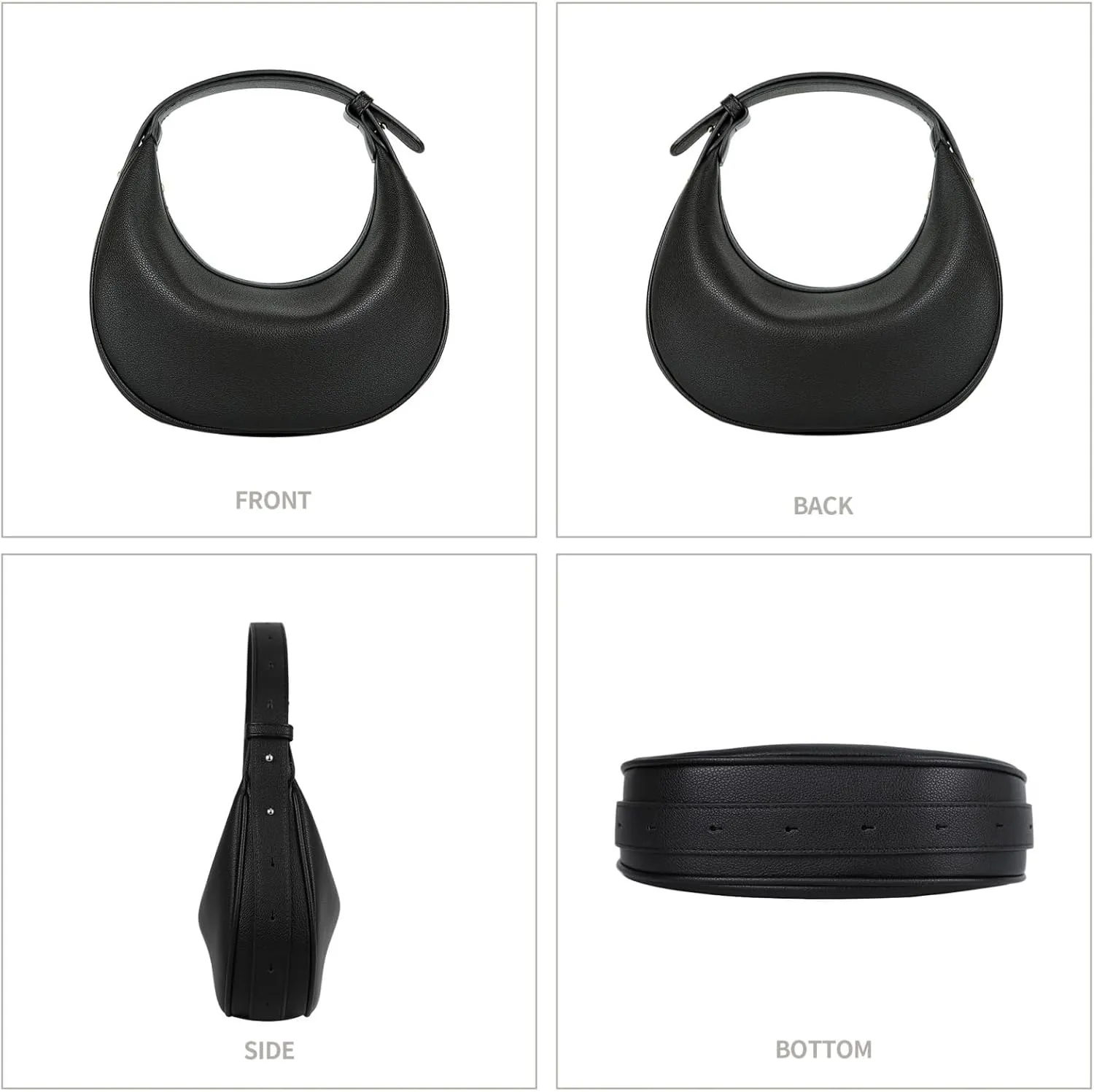Straw Crossbody Bag for Women, Woven Crescent Hobo Handbag Raffia Rattan Summer Beach Shoulder Purse Underarm Clutch