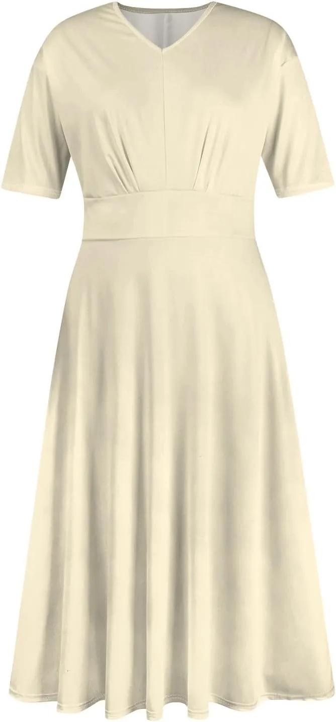 Summer Dresses Women Short Sleeve Maxi Dress for Women Summer Womens Dresses Casual Cute