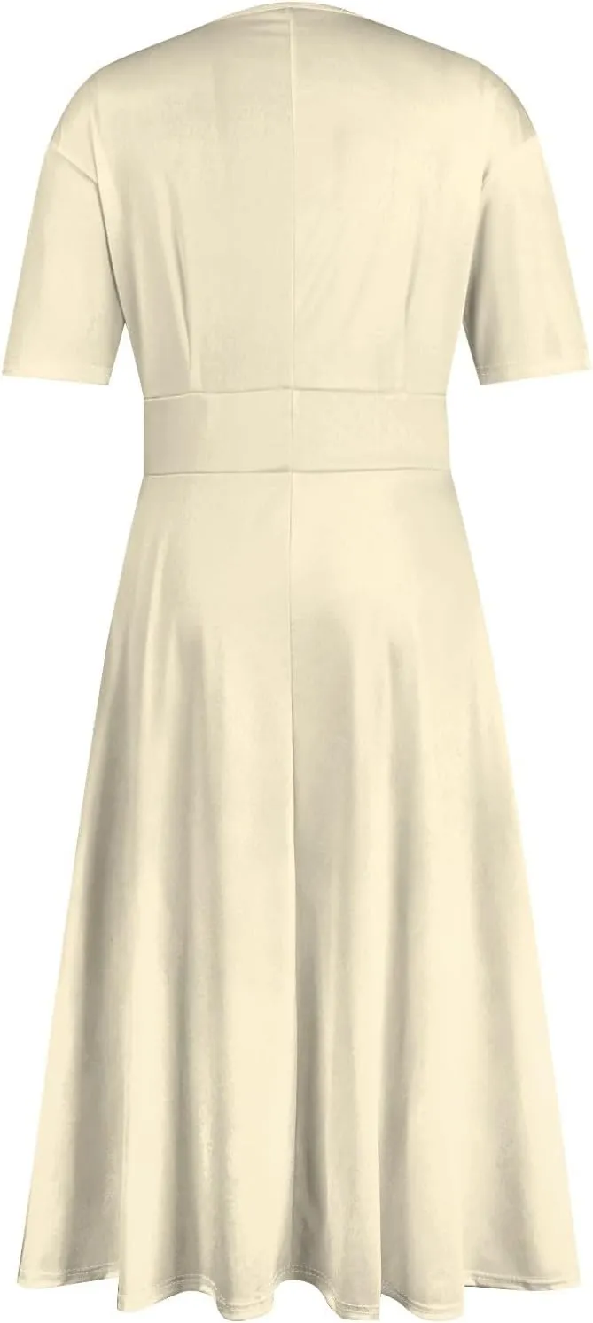 Summer Dresses Women Short Sleeve Maxi Dress for Women Summer Womens Dresses Casual Cute