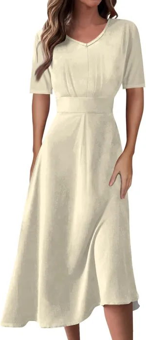 Summer Dresses Women Short Sleeve Maxi Dress for Women Summer Womens Dresses Casual Cute
