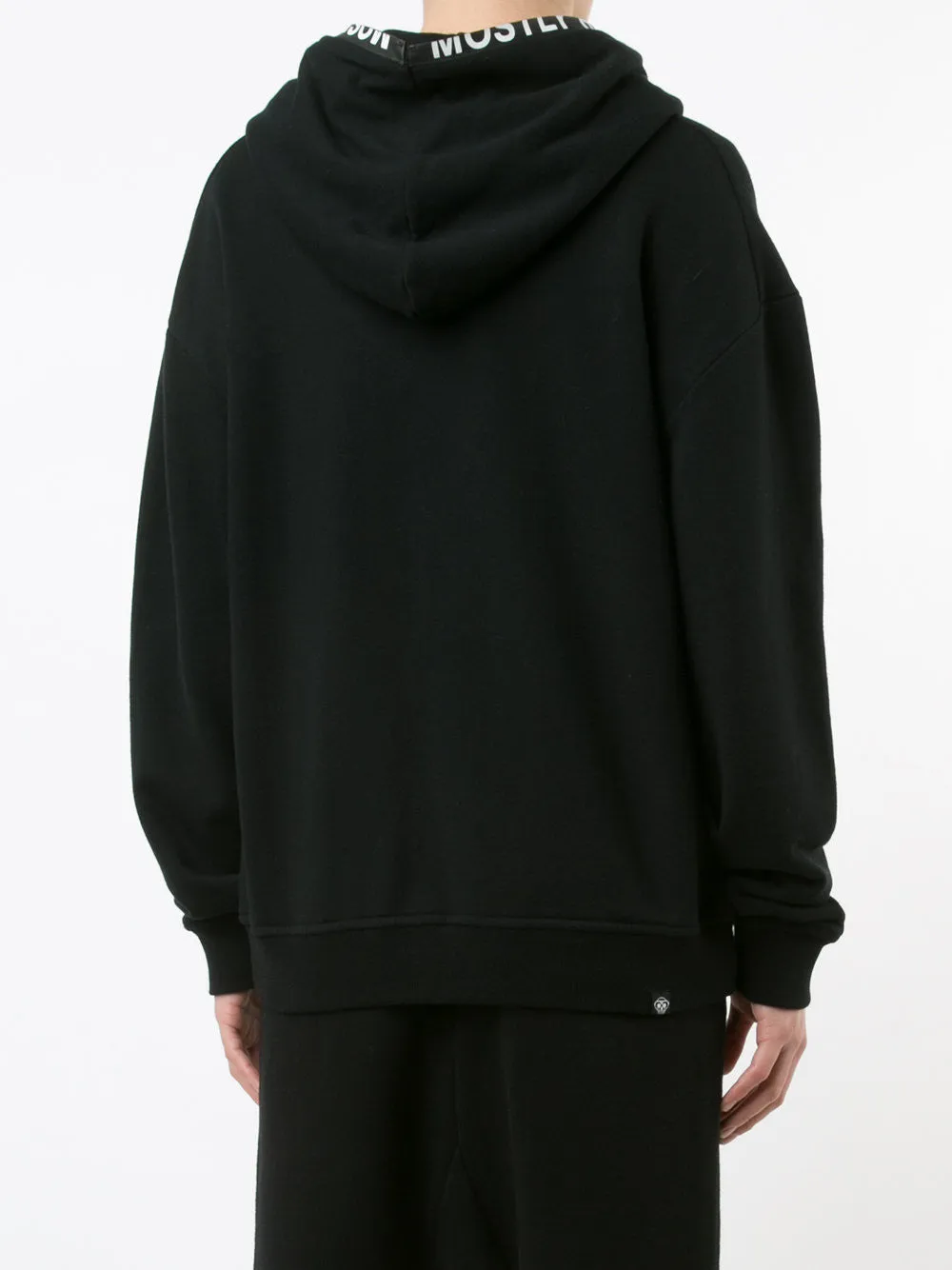 TICKER FEED HOODIE - BLACK