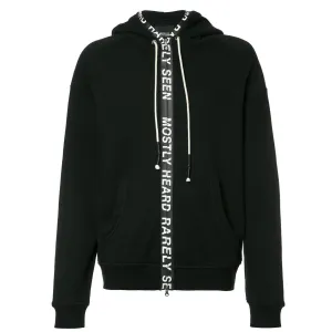 TICKER FEED HOODIE - BLACK