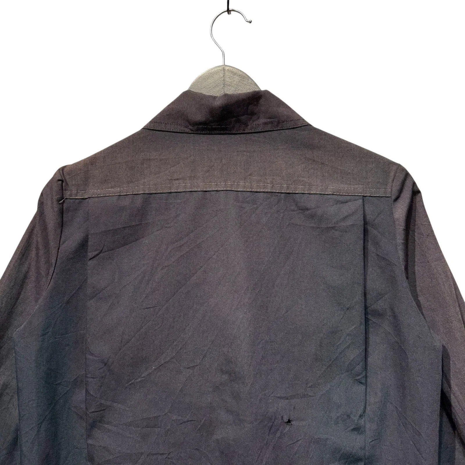 Vintage Full Zip Collared Bomber Light Jacket