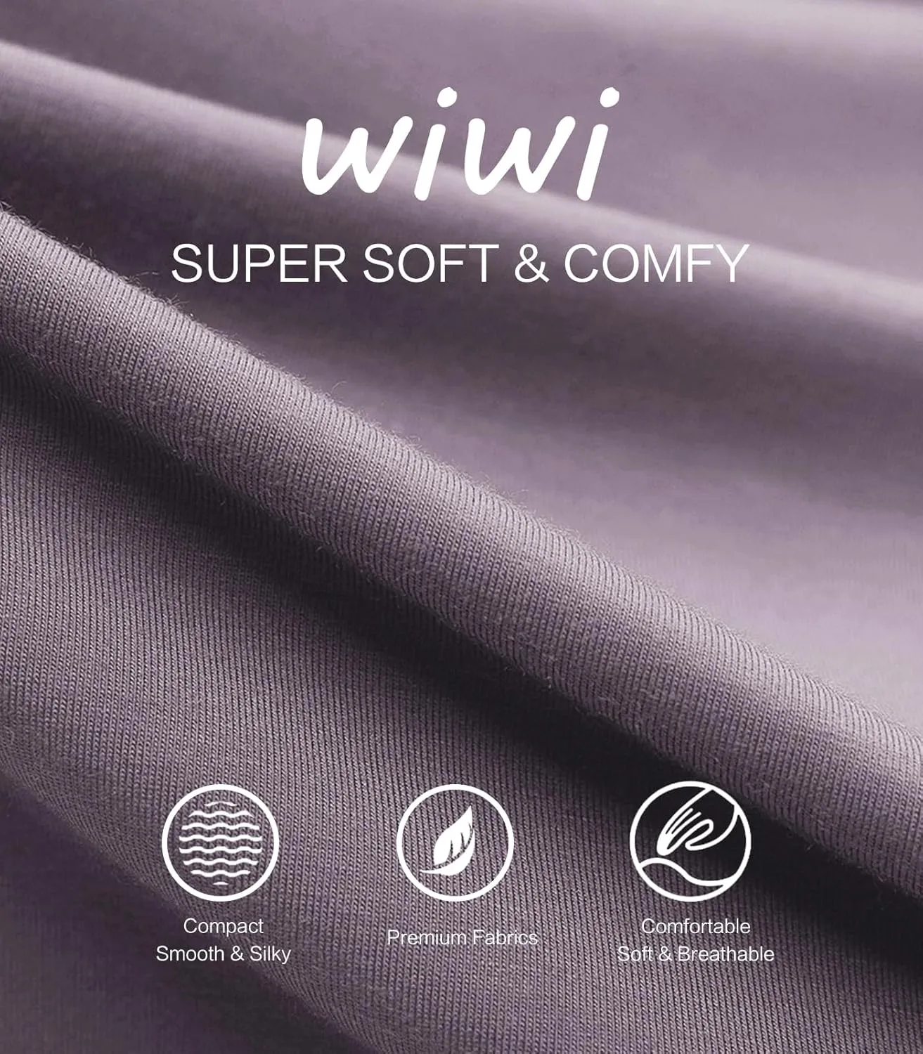 WiWi Women's Casual Loose Wide Leg Pajama Pants Palazzo Viscose from Bamboo Lounge Pant Long Yoga Sweatpants S-XXL