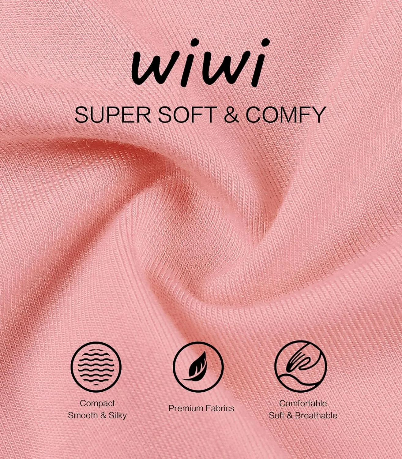WiWi Women's Wide Leg Palazzo Lounge Pants Viscose from Bamboo Sweatpants Comfy Sleep Bottoms with Pockets S-XXL