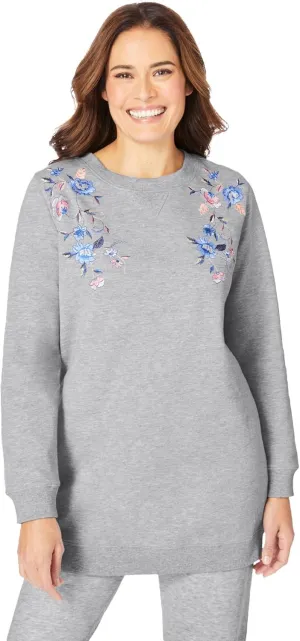 Woman Within Plus Size Fleece Sweatshirt