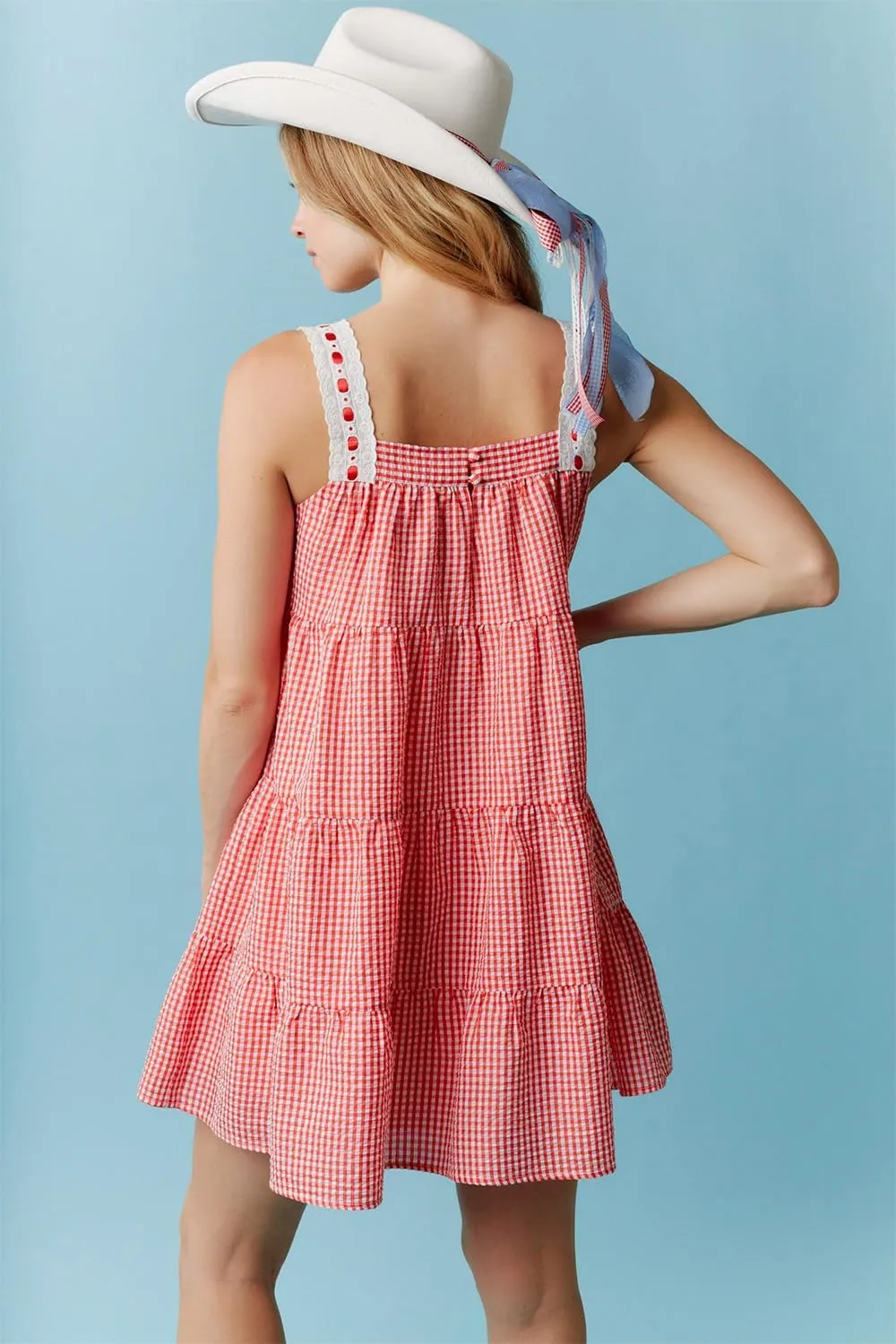 Women Bow Tie Shoulder Mini Dress Y2k Floral Spaghetti Strap Babydoll Dress Boho Swing Sling Short Dress