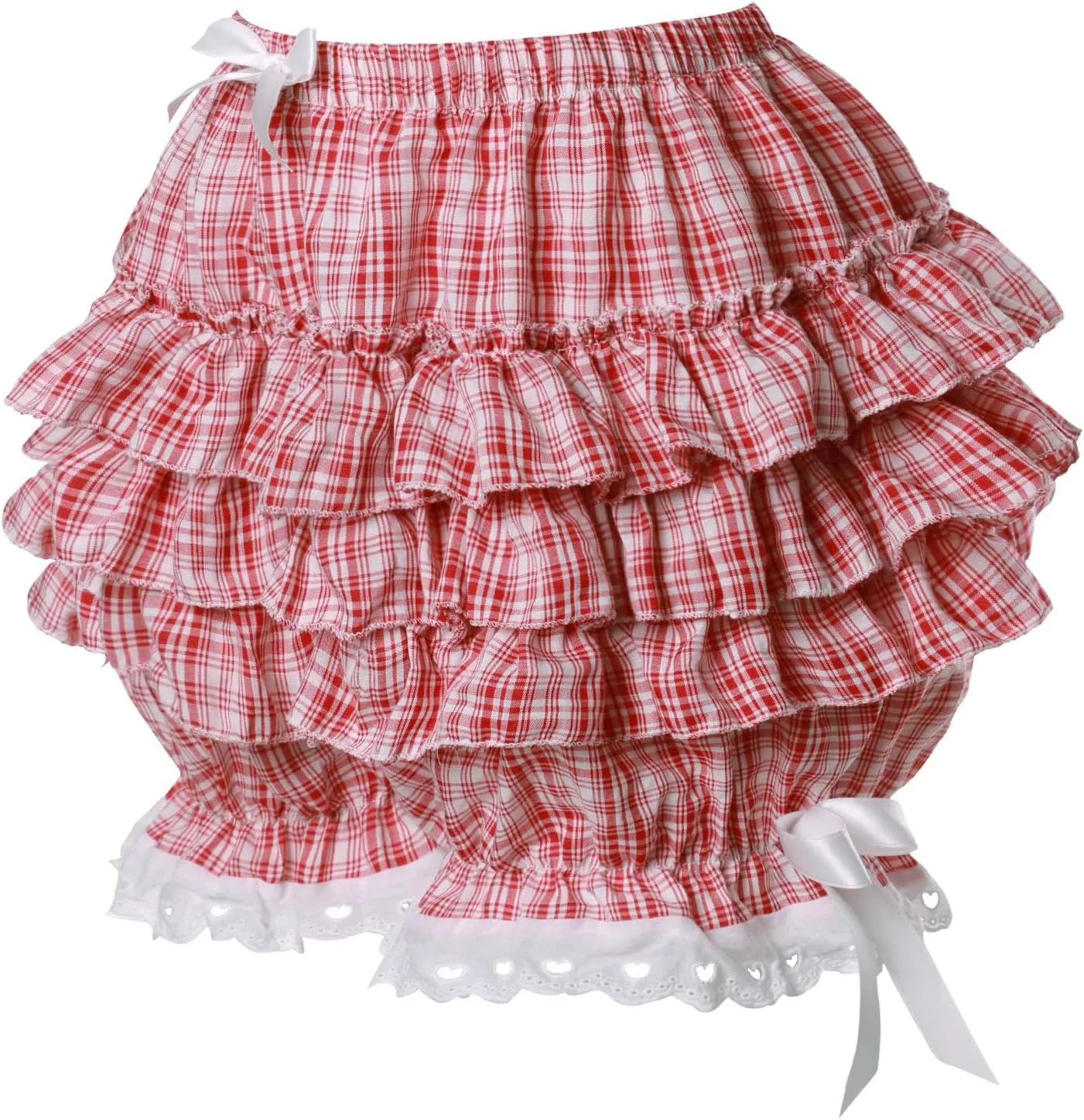 Womens Lolita Bloomers Plush Ruffles Pumpkin Pants Bottom Shorts