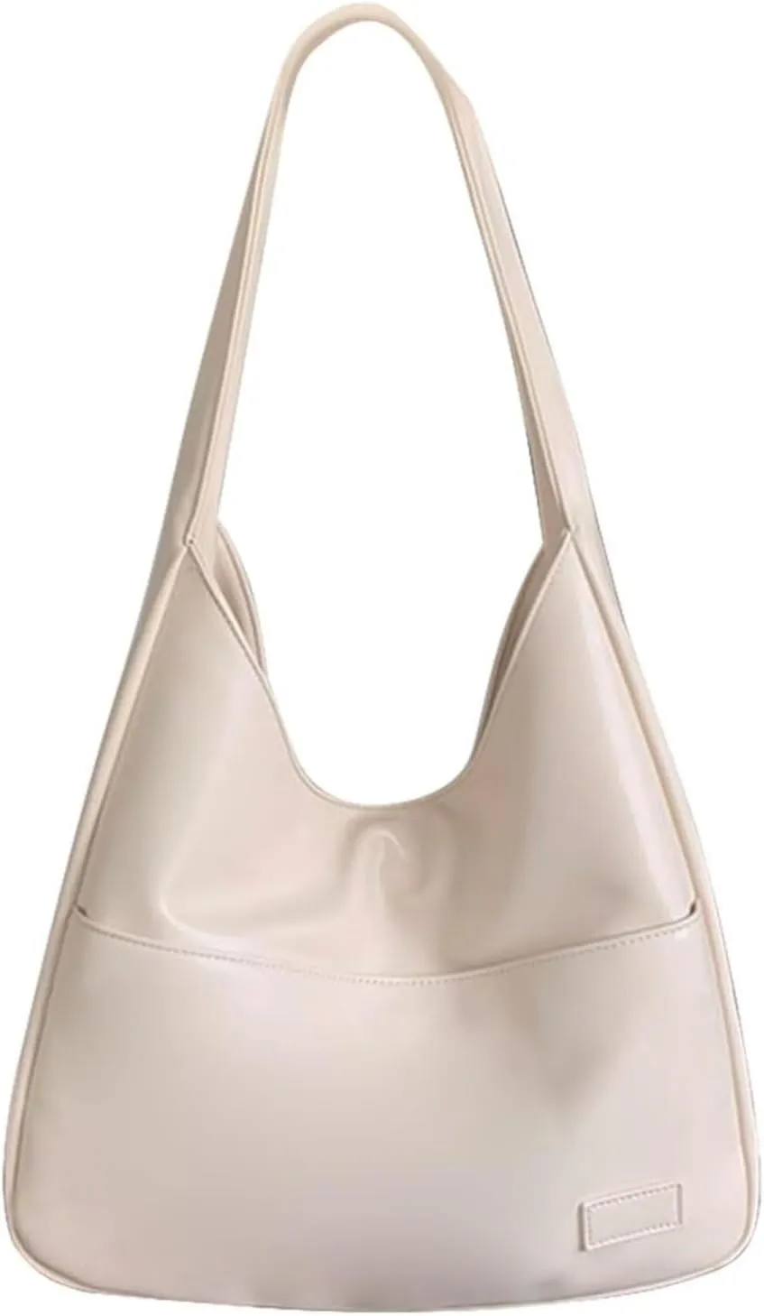 Women's Vegan Leather Tote Bag Hobo Shoulder Bag Retro Handbag Purses Work Travel Tote Bag Purse