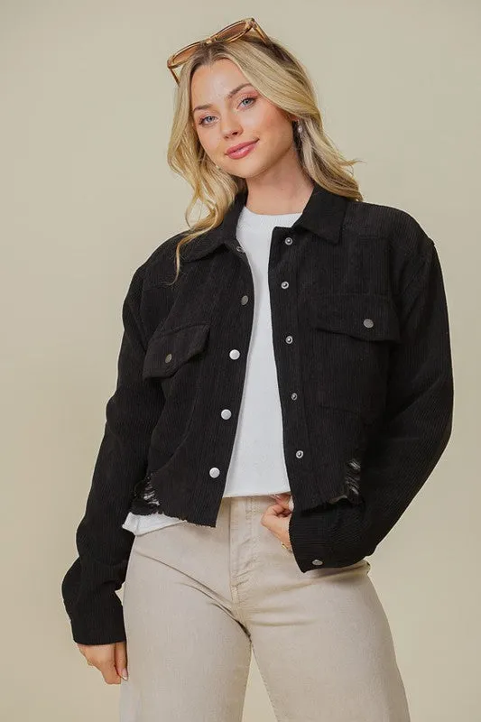 Zoey distressed jacket