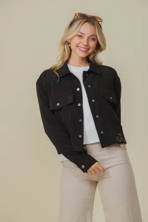 Zoey distressed jacket